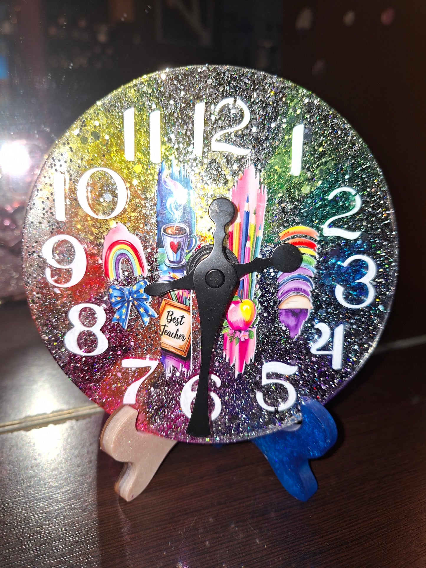 Horloge "Best teacher"