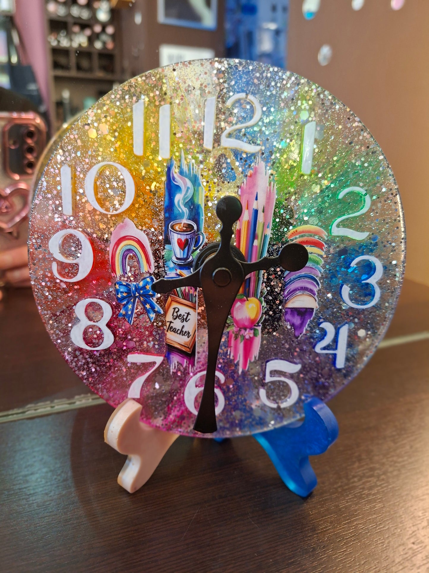 Horloge "Best teacher"